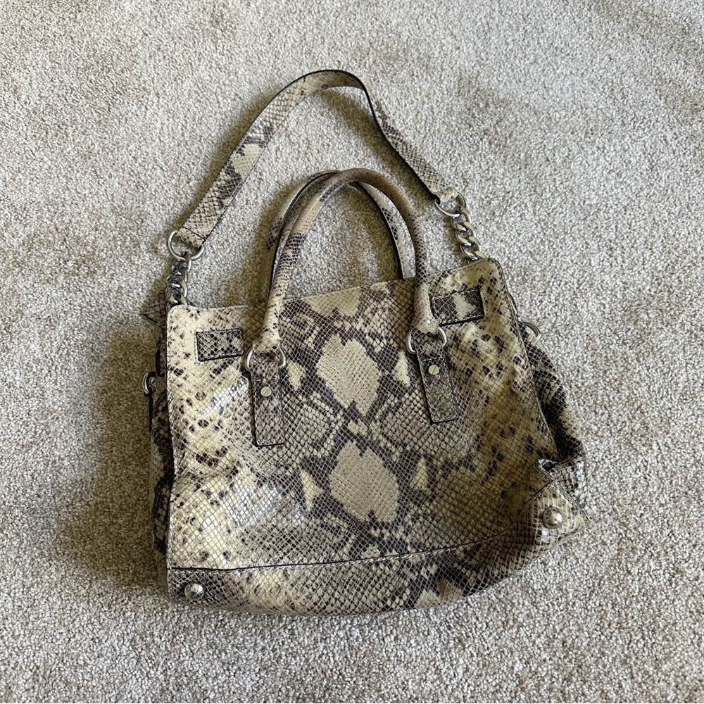 Michael Kors Python Hamilton Shoulder Bag - image 3